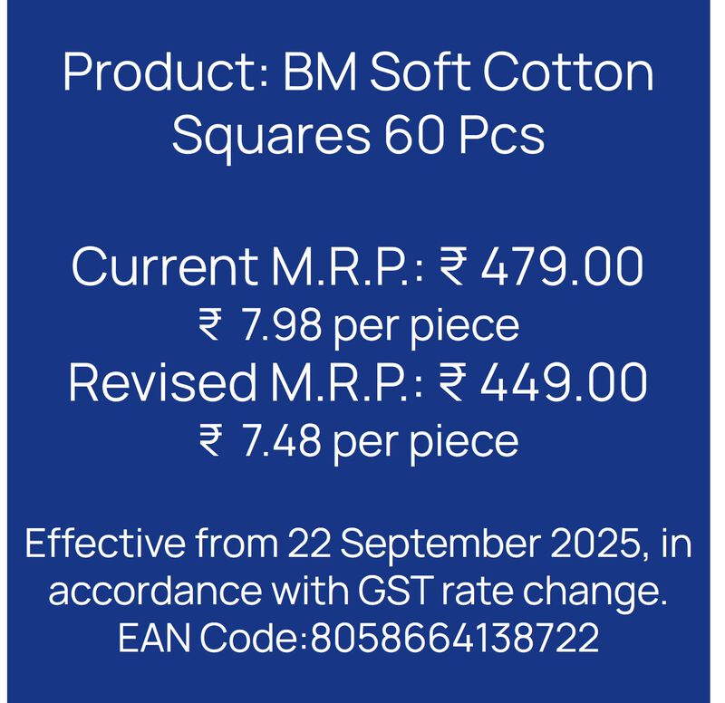 Soft Cotton Square (60Pcs) image number 2